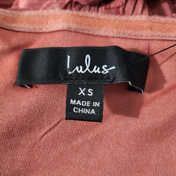 2/$30 Lulus Lovely Celebration Rose Pink Floral Jumpsuit Size XS - Flawed - Picture 6 of 9